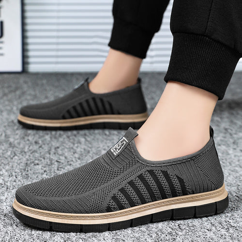 Dame Slip-On Åndbar Sneakers med Fleksibelt Mesh-Design Stilla