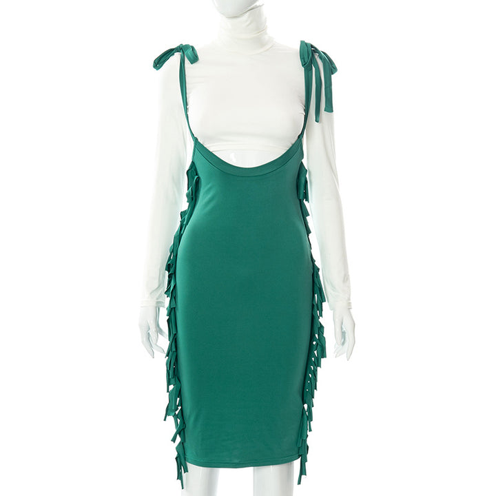 Femme Stilfuld Cut-Out Midi Kjole Stilla