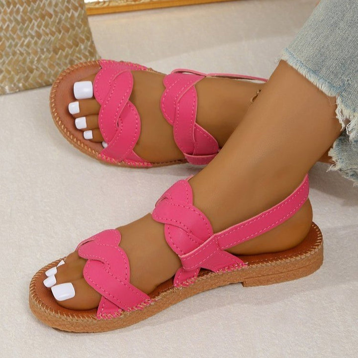 Dame Flettet Sommer-Sandaler med komfortabel sål Stilla