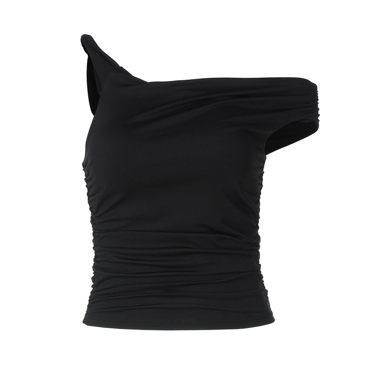 Dame Off-Shoulder Top med Rynkedetaljer Stilla