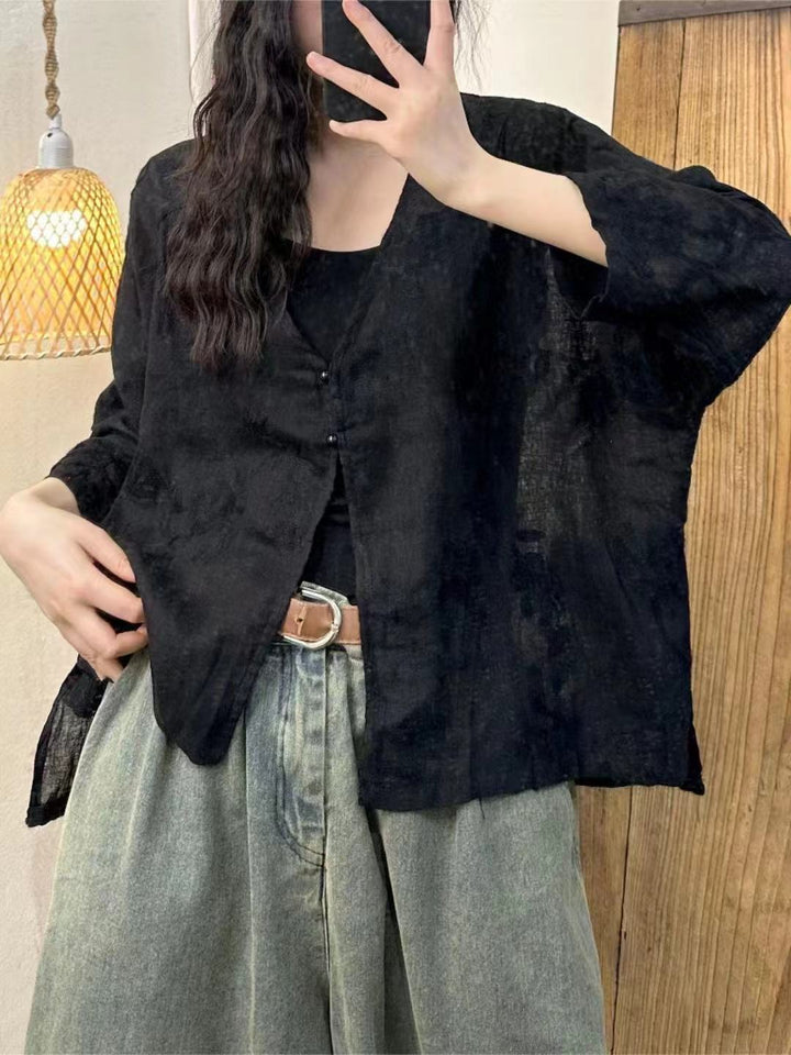 Femme Broderet Let Bluse Stilla