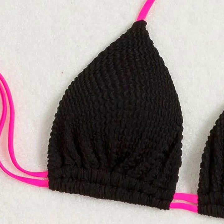 Damer Stylish Triangel-Bikini-Sæt med detalje-kærlig design Skovae