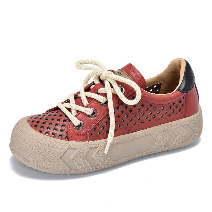Dame Åndbar Fritids-sneakers med innovativt netdesign og fleksibel fodseng Stilla