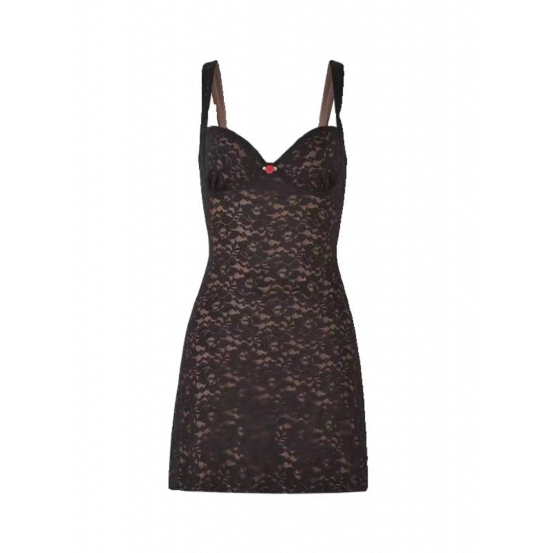Dame Spidstop Chemise Kjole Stilla
