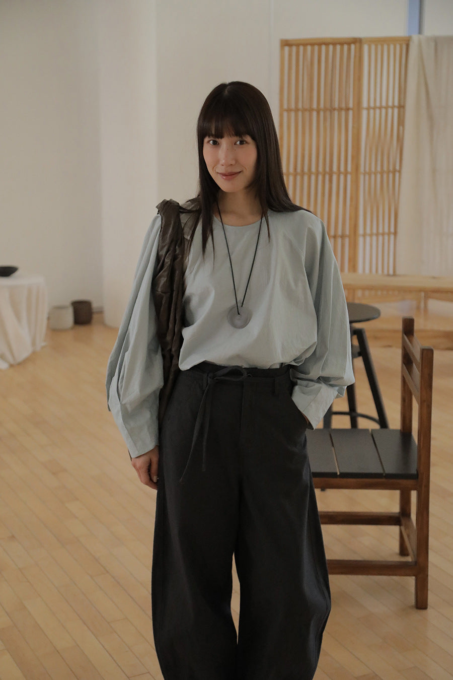 Dame let oversized bluse Stilla