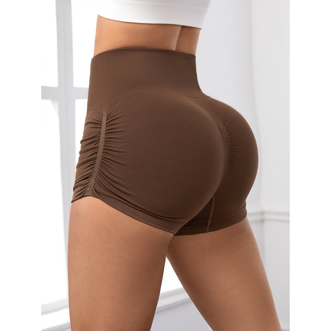 Stilla | Talje Peach Hip Yoga Bukser Hurtigtørrende Skinny Løbe Fitness Bukser