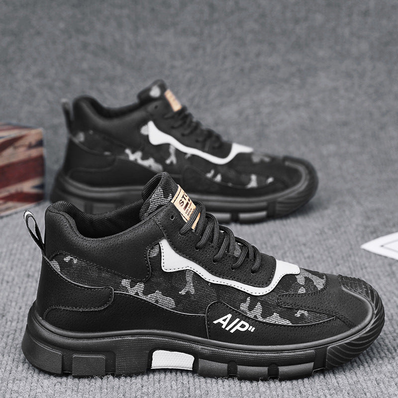 Femme Høj-Top Camo Sneakers Stilla
