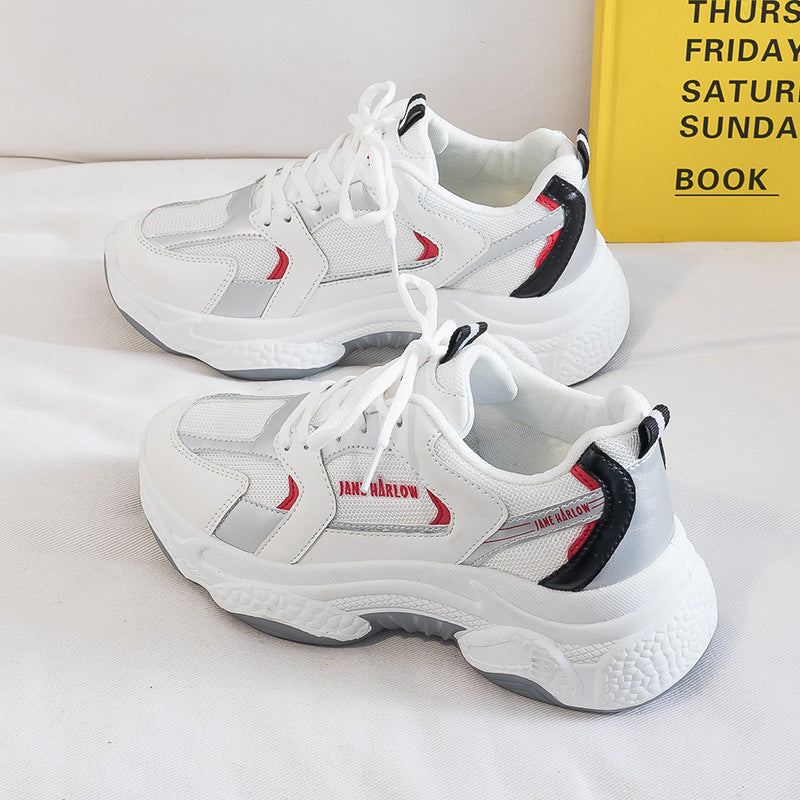 Dame Sporty Sneakers med åndbart mesh-overflade og skridsikker sål Stilla