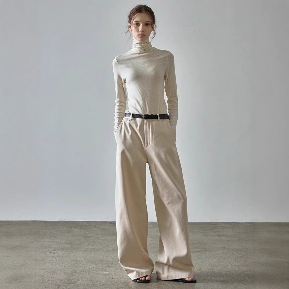 Damer Oversized Strikpullover lavet af blød Øko-Bomuld Stilla