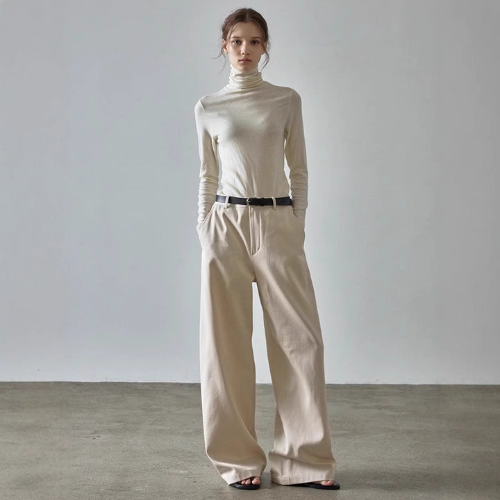 Damer Oversized Strikpullover lavet af blød Øko-Bomuld Stilla