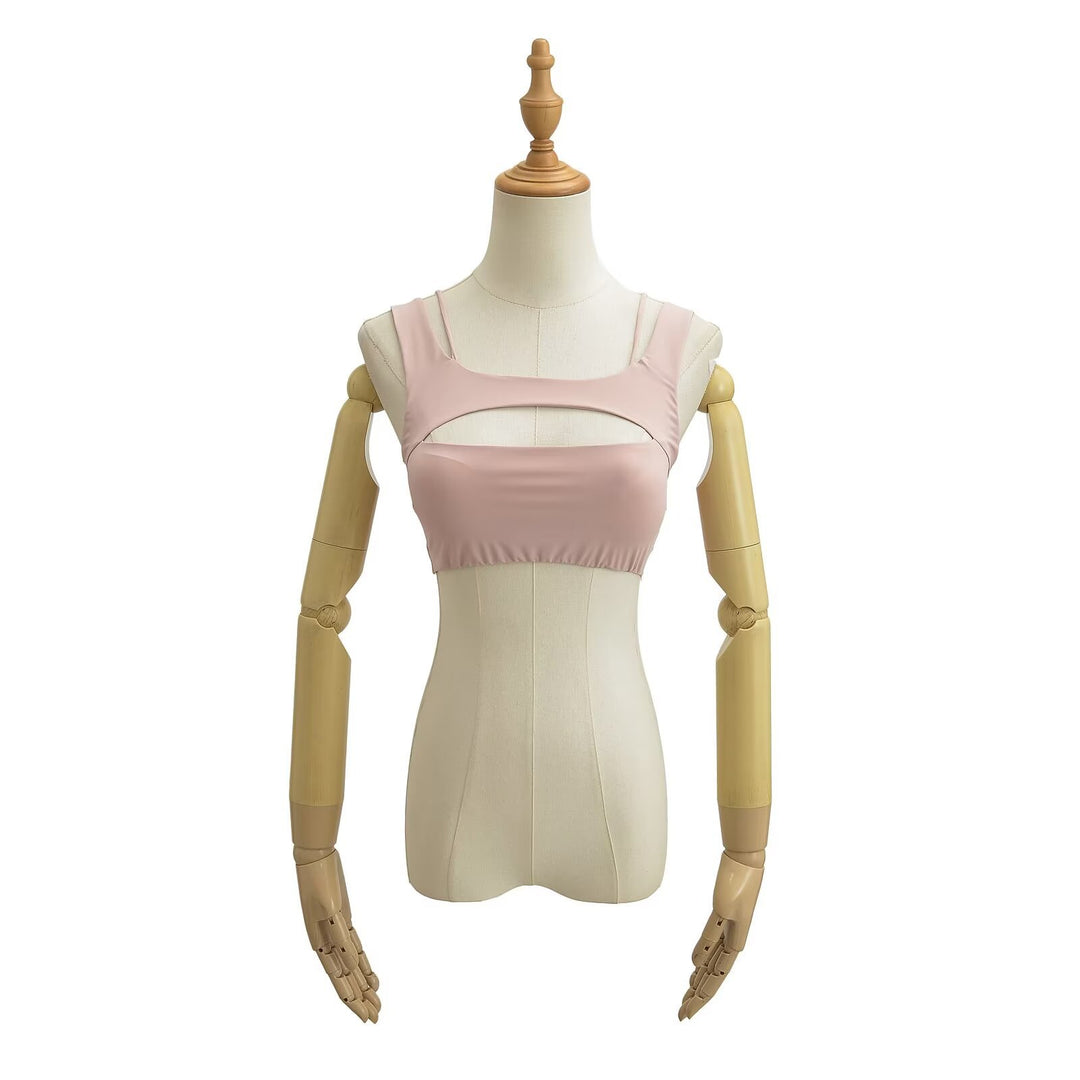 Dame Sport-Bustier med justerbare stropper og elegant rygparti Stilla