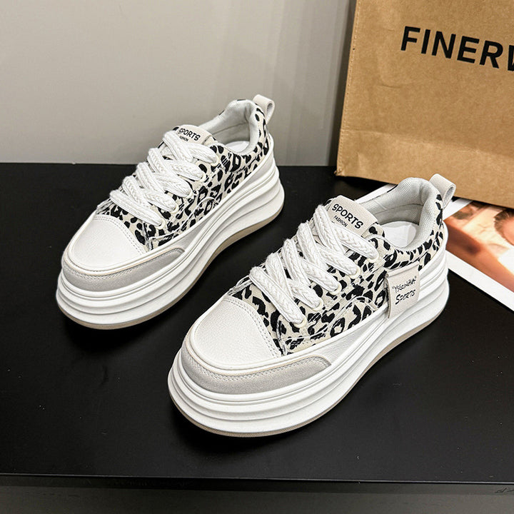 Dame Sporty Sneakers med dæmpende platform og åndbar overfladestruktur Stilla