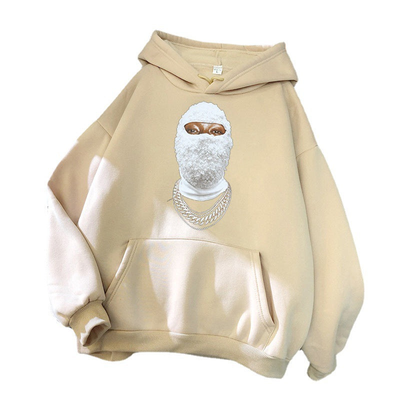 Kvinders hoodie med kreativt grafisk design og indviklet kunstværk Skovae
