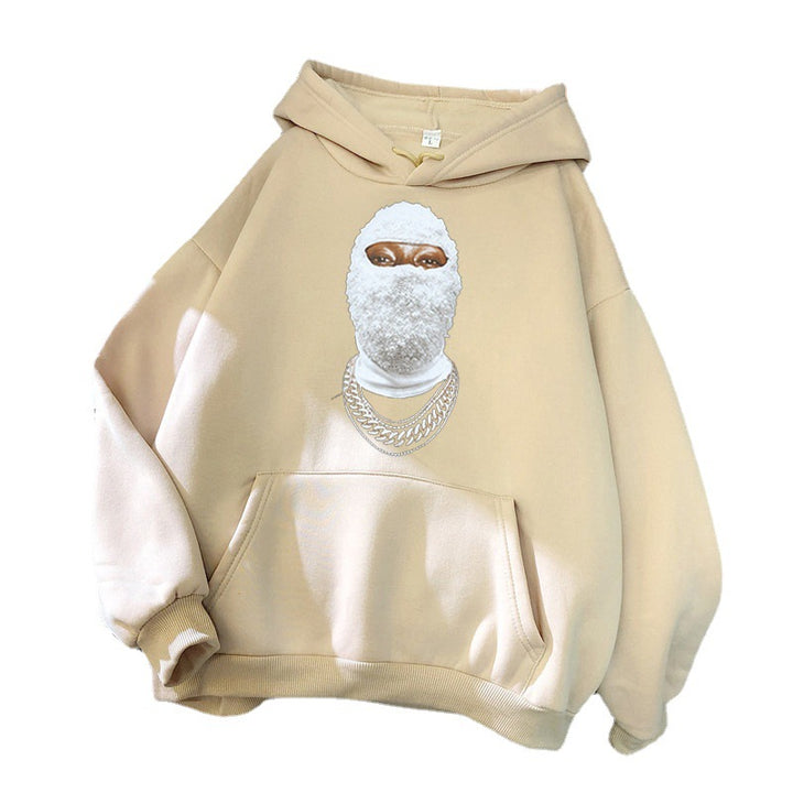 Kvinders hoodie med kreativt grafisk design og indviklet kunstværk Skovae