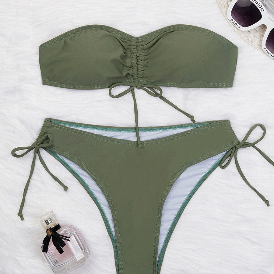 Femme Bandeau Cut-Out Bikini Set Stilla