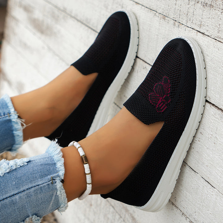 Dame Åndbar Slip-On Fritidssko med fleksibelt Mesh-overmateriale Stilla