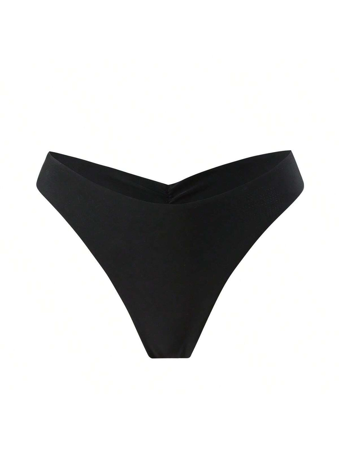 Dame bikini-bukser med sidelæggede volantdetaljer og høj skæring Skovae