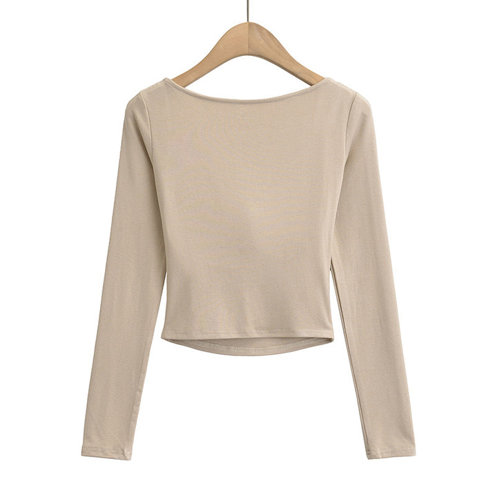 Dame Langærmet top med elegante flæsedetaljer Stilla