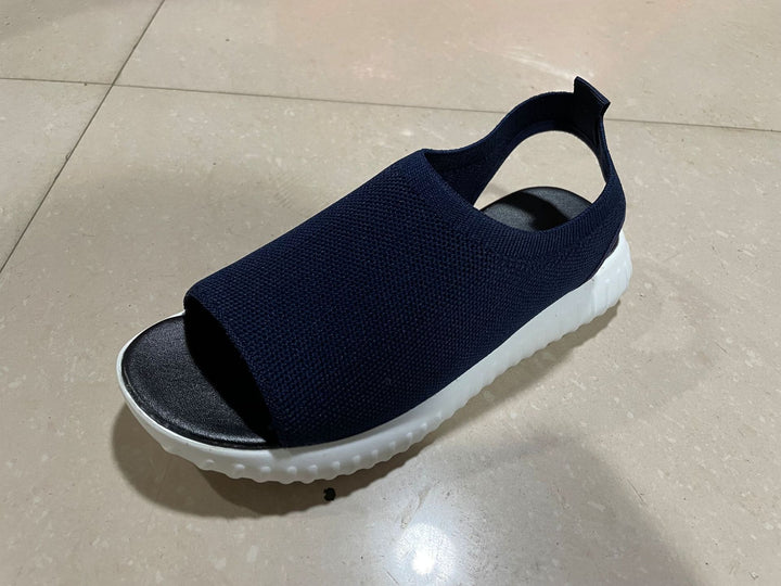 Dame Slip-On Sandaler med åndbart netoverflade og skridsikker sål Stilla