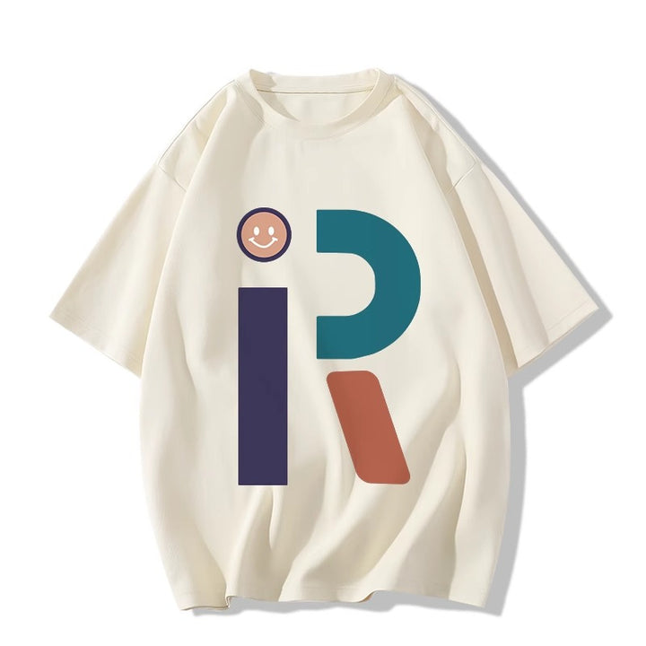 Dame T-shirt med kreativ grafiktryk og afslappet pasform Stilla