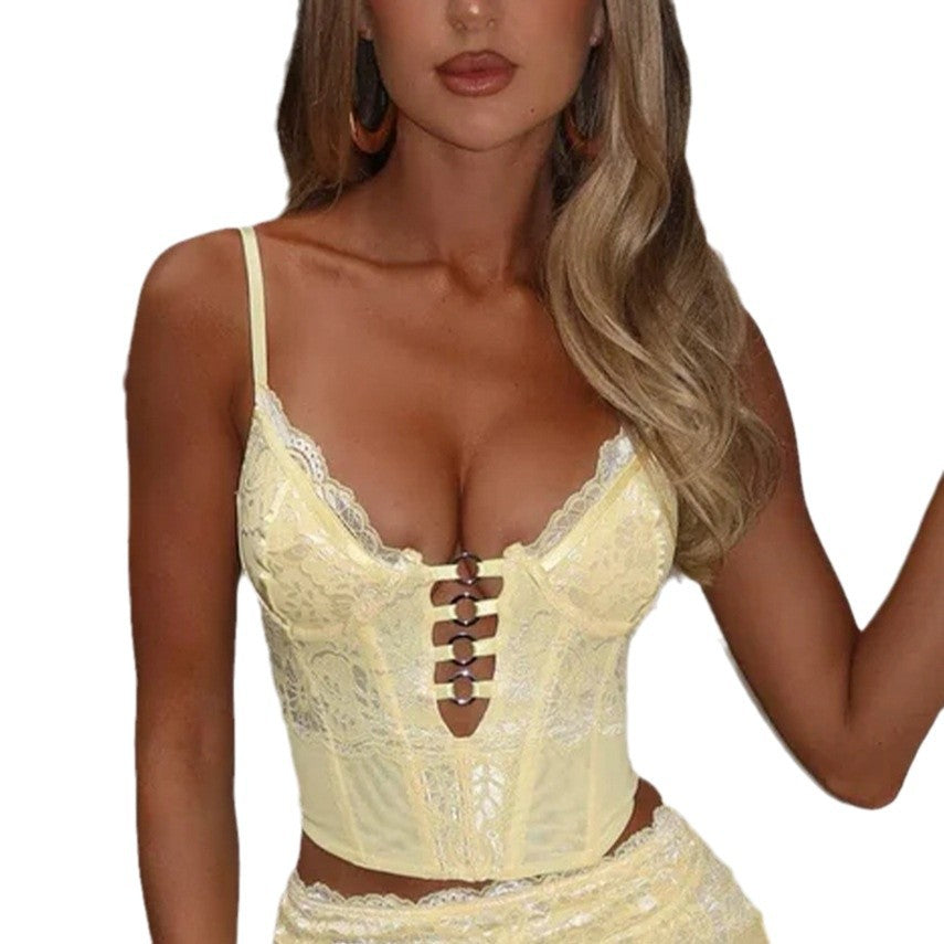 Dame Spids-Corsage-Top Stilla