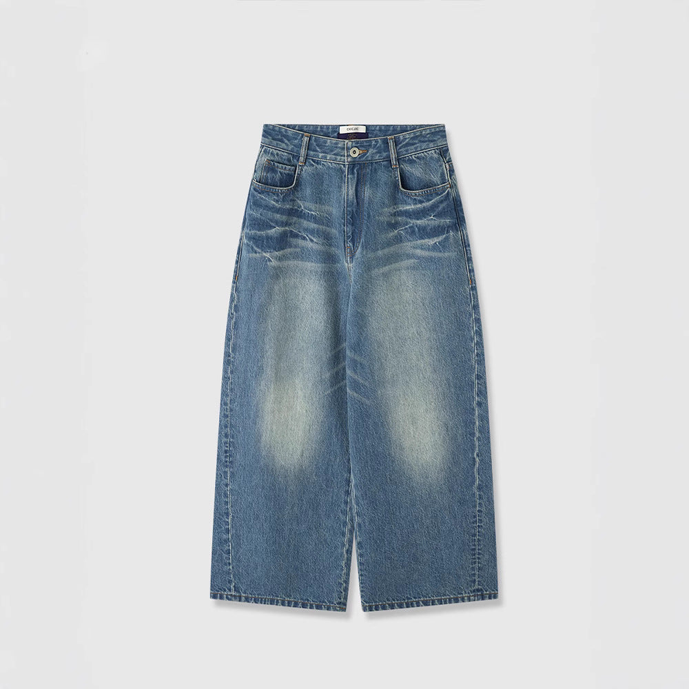 Kvinders brede jeans med høj talje Stilla