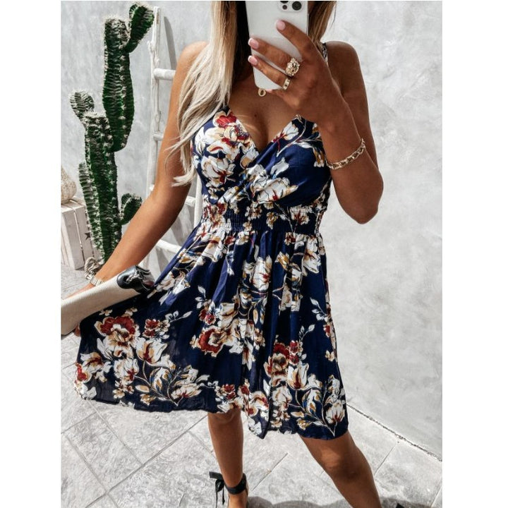 Femme Floral Smocked Sommerkjole Stilla