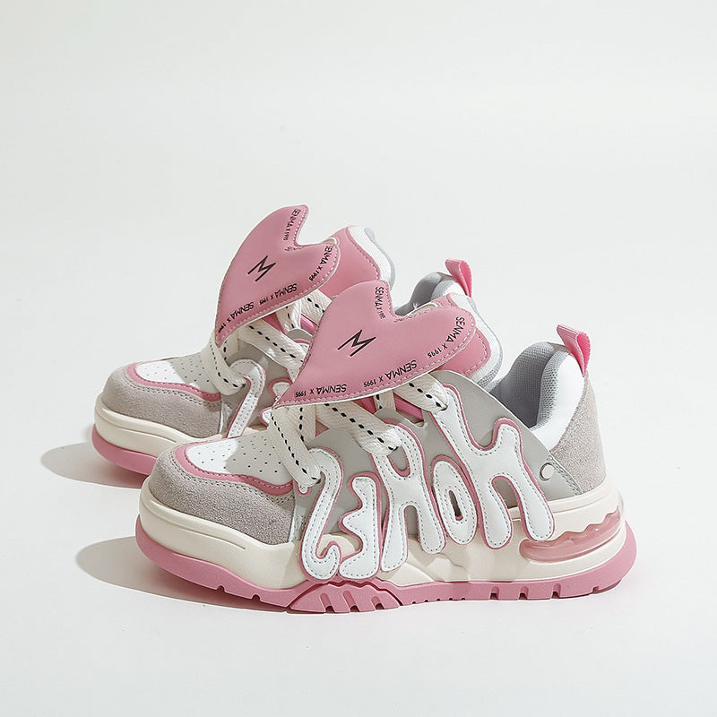 Dame Sporty Sneakers med unikt design og åndbart overmateriale Stilla