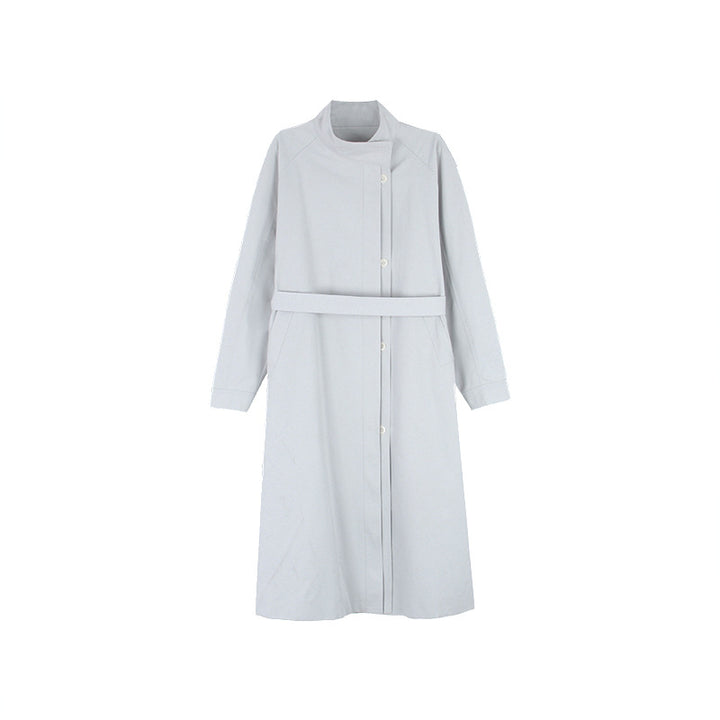 Dame modische trenchcoat med minimalistisk design og praktiske lommer Stilla