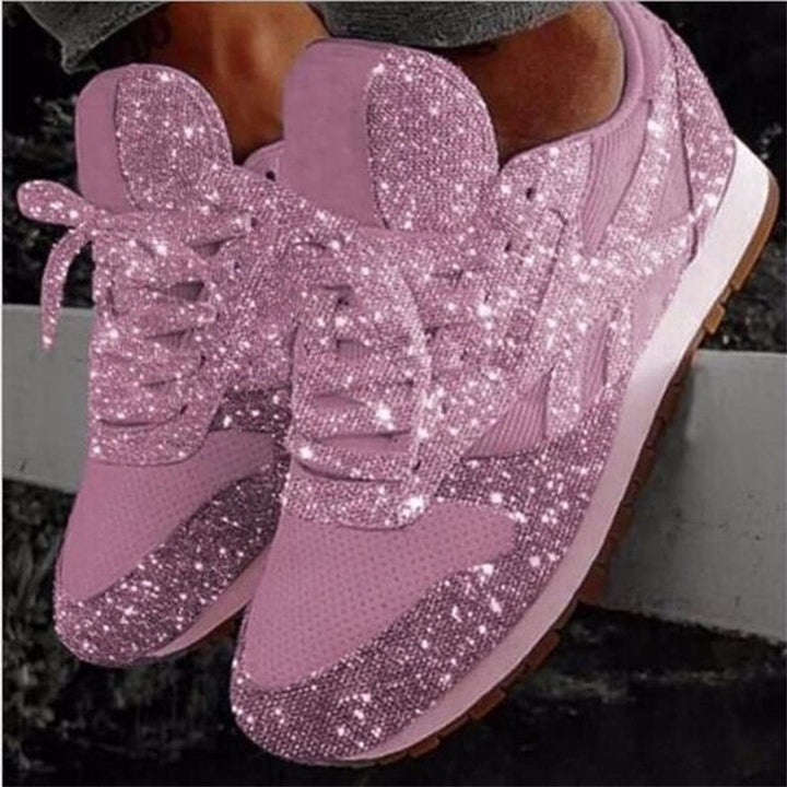 Damer Glitrende Sneakers med åndbart mesh-overmateriale Stilla