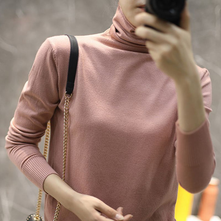 Kvindernes høj kvalitet turtleneck sweater Stilla