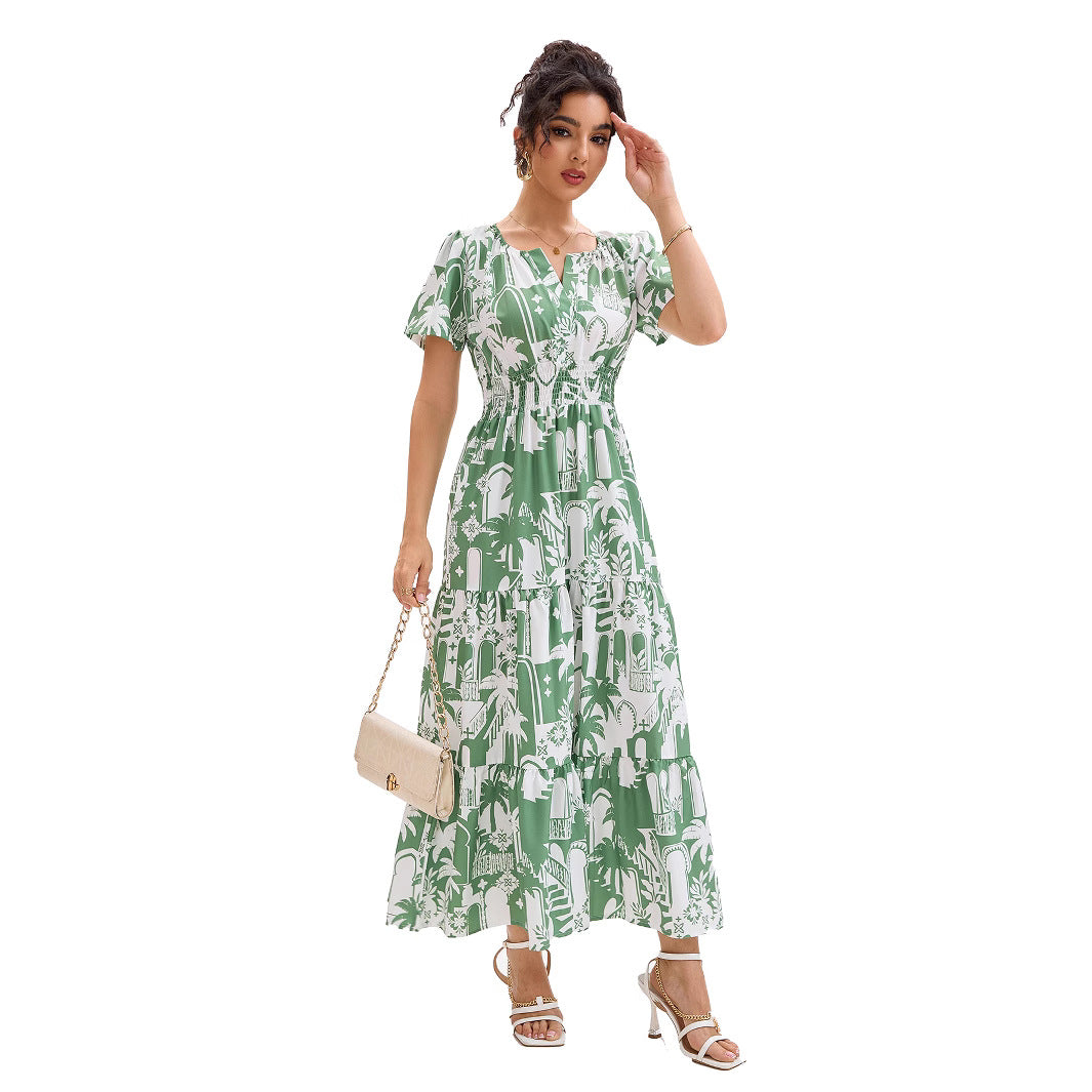 Kvinder Tüll Boho Maxi Kjole Stilla