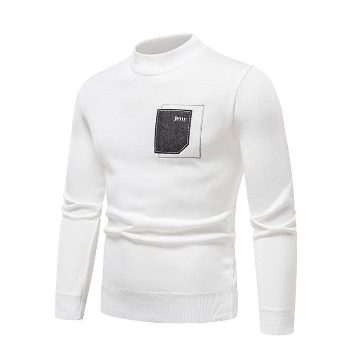 Herre høj kvalitets sweater med praktisk brystlomme Stilla