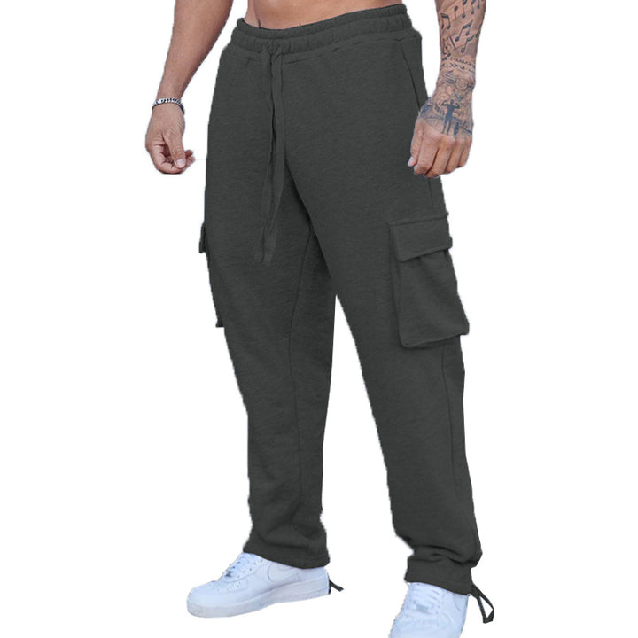 Herren Cargo-Joggingbukser med elastisk talje og multifunktionelle lommer Stilla 1754373381