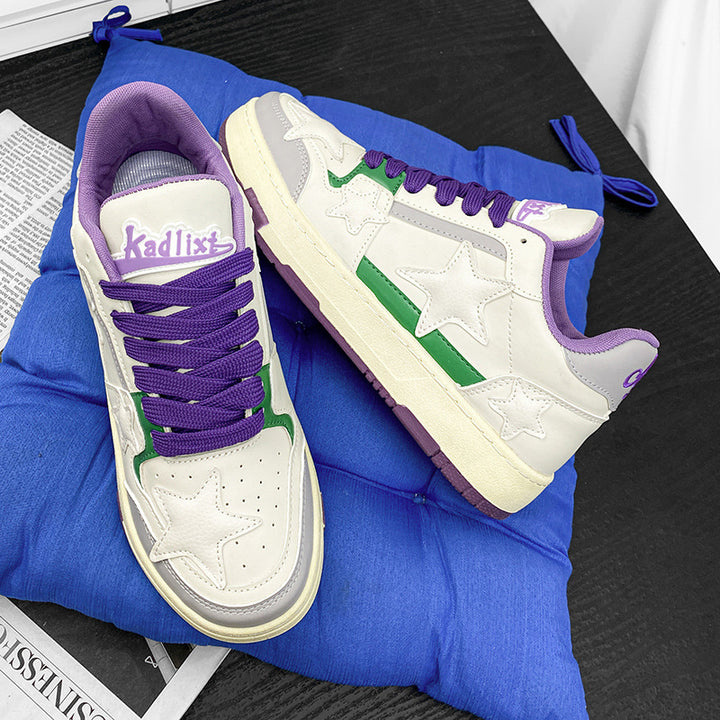 Femme Chic Stjerne-Dekorerede Sneakers Stilla