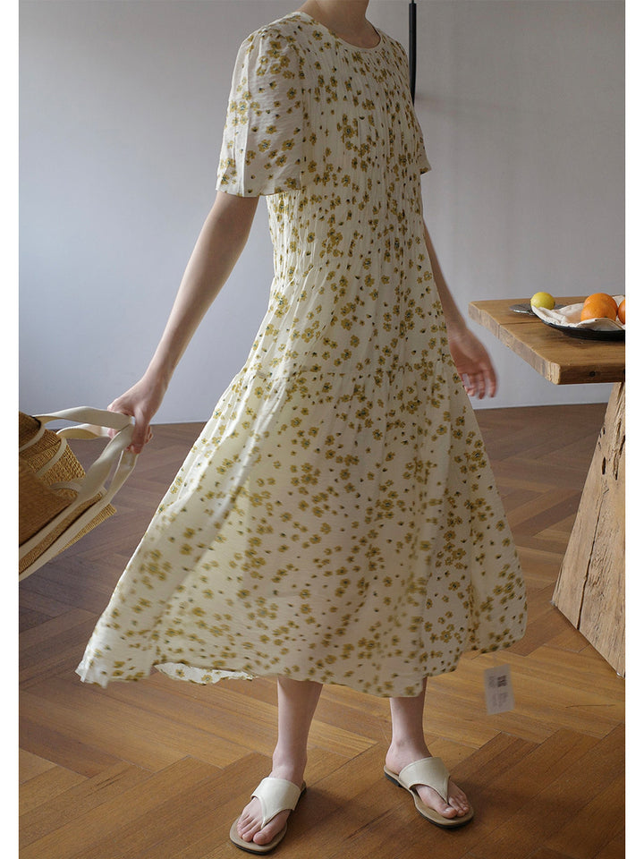 Damer Lette Sommerkjole med blomsterprint Stilla