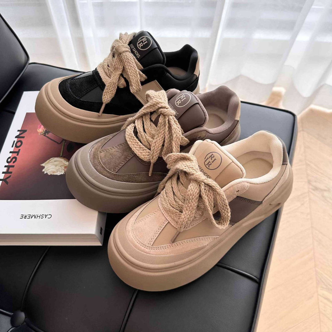 Dame Chunky Sneakers med blød sål og høj komfort Stilla