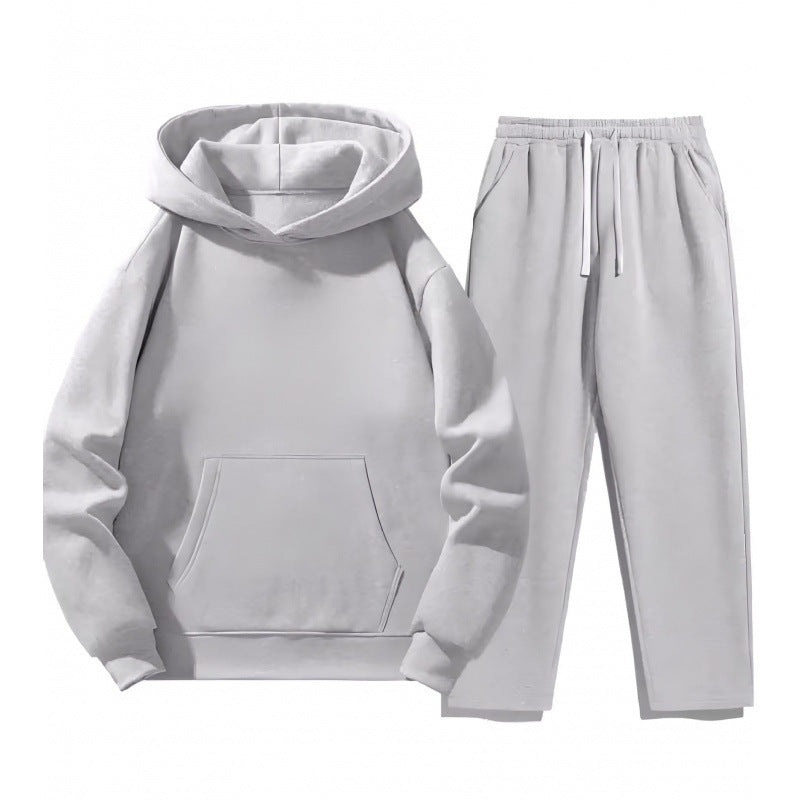 Kvinders Sweat Suit med Komfortabel Hættebluse og Praktiske Joggingbukser Skovae