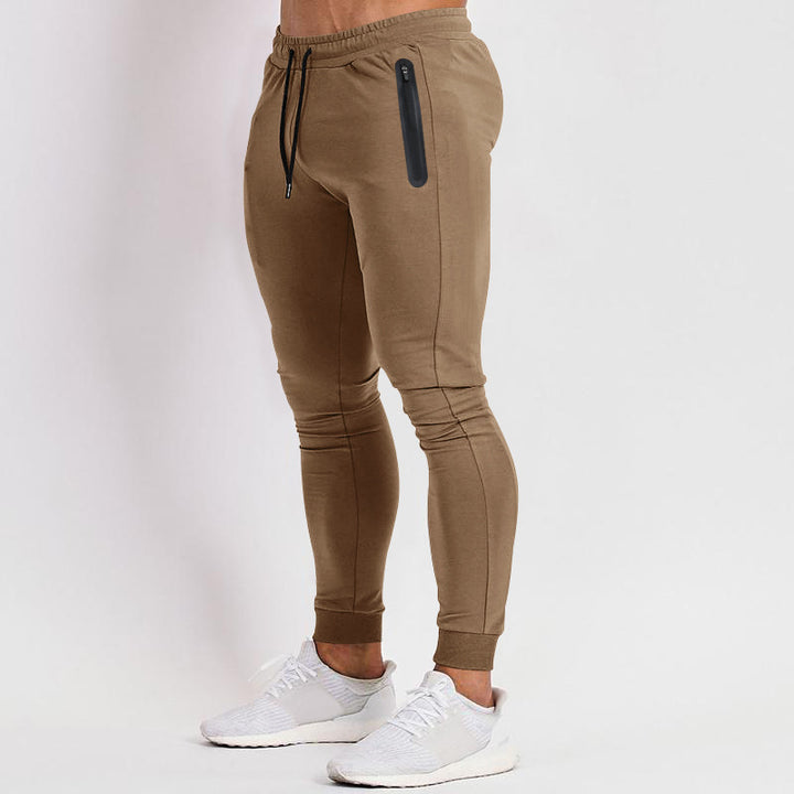 Herrer sporty Slim-Fit joggingbukser med sidelukning Stilla