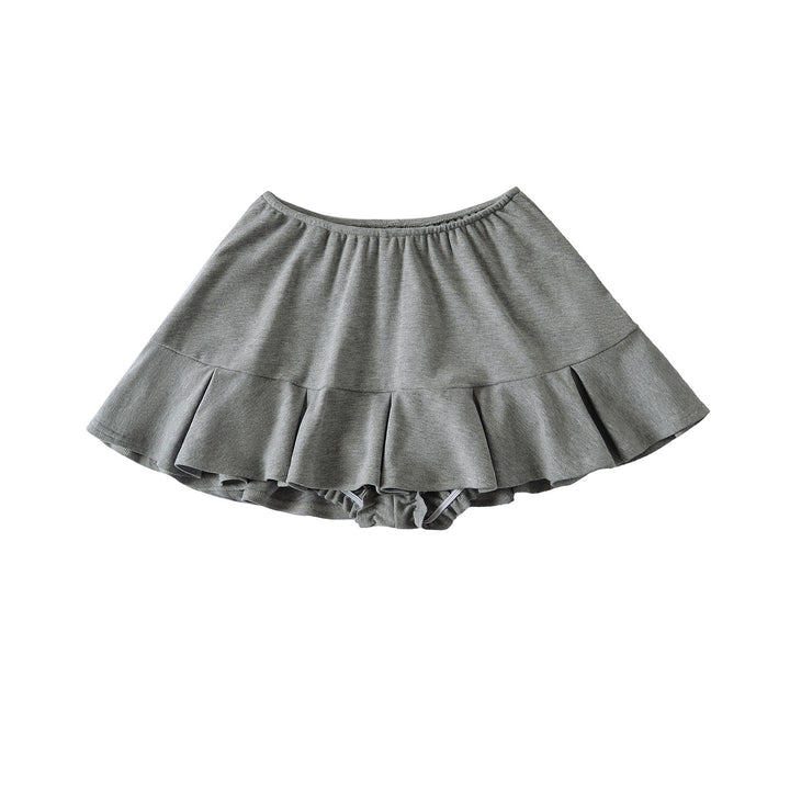 Dame rynket sportshorts med integrerede shorts og elastisk talje Stilla
