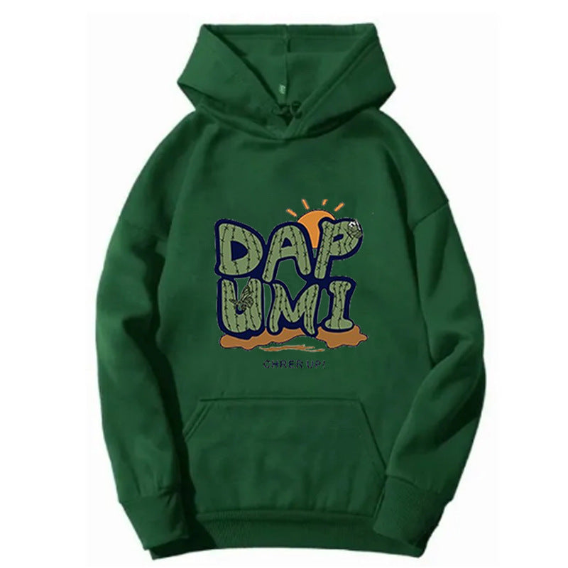 Dame hoodie med humoristisk grafisk design Skovae