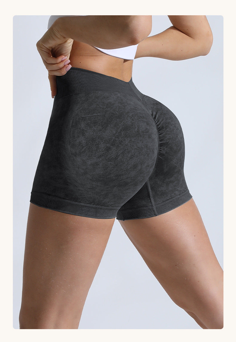 Stilla | Waist Peach Lift Yoga Shorts Mavekontrol, Løb