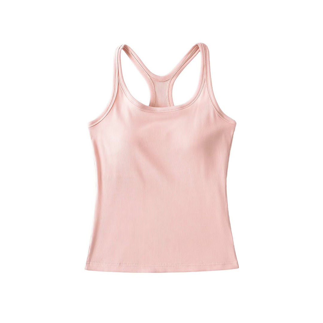 Damer Sporty Tanktop med Racerback-design Stilla