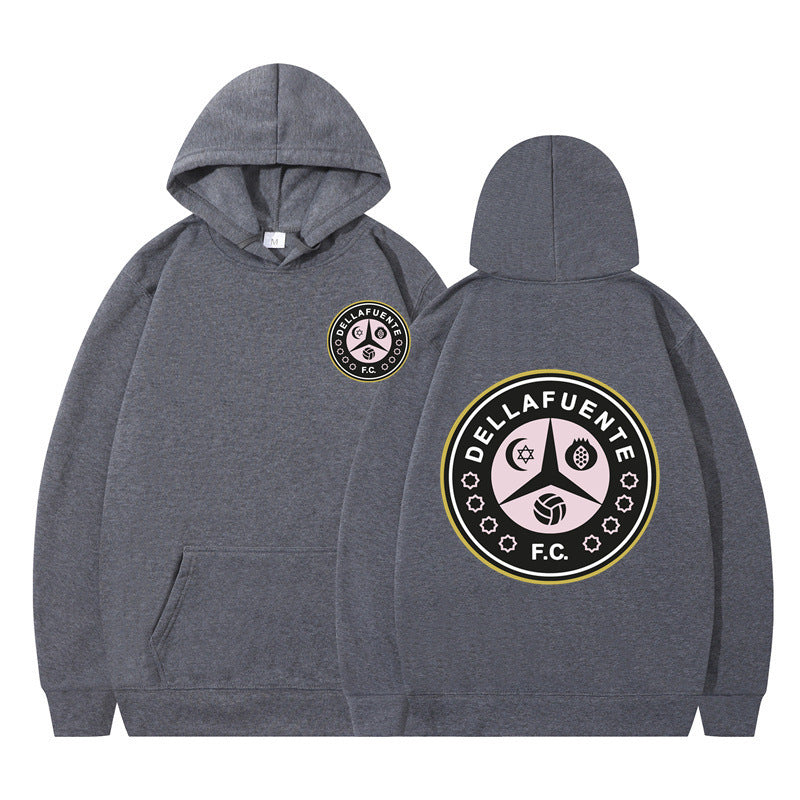 Kvinders hættejakke med præget logo og blød fleece Skovae