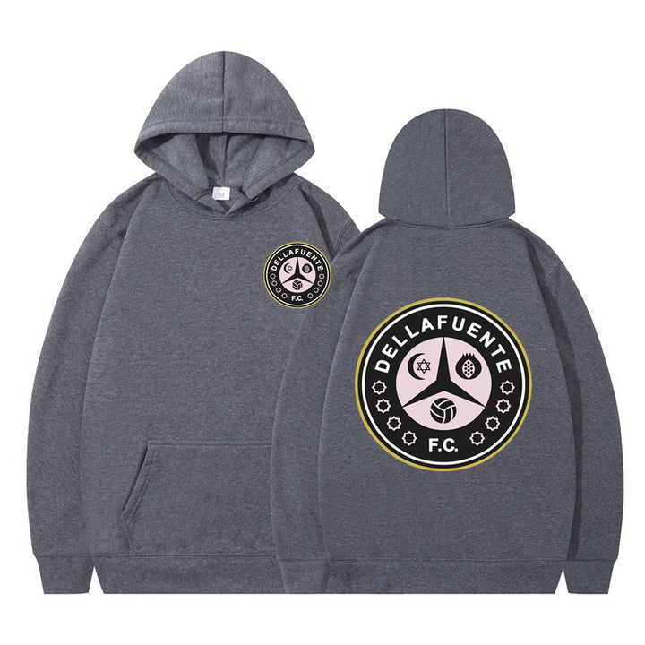 Kvinders hættejakke med præget logo og blød fleece Skovae