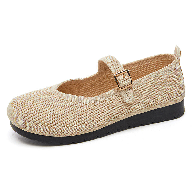 Damer Elegant og komfortabel Ballerina med justerbar rem og elastisk overdel Stilla