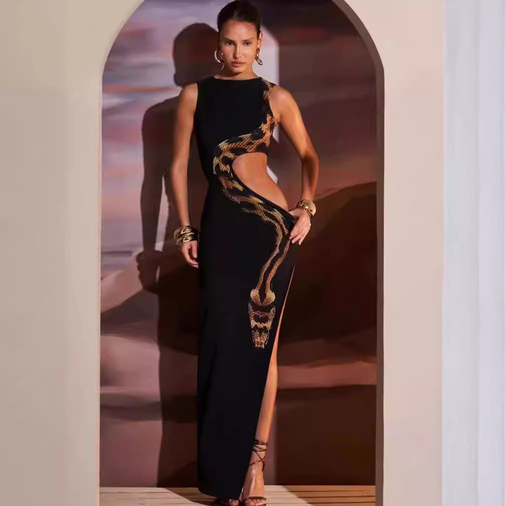 Femme Cut-Out Bodycon Aftenkjole Stilla
