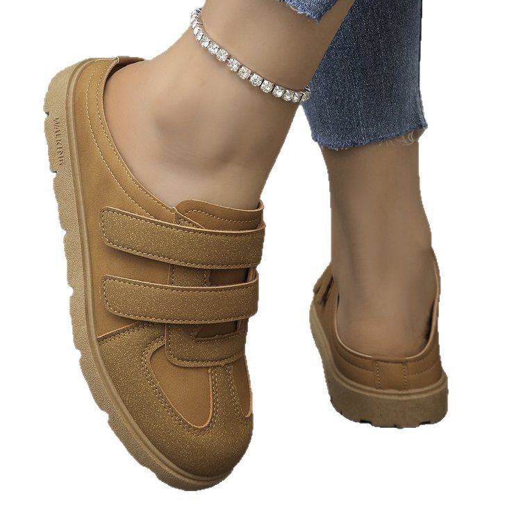 Dame behagelige Clogs med justerbare velcro-remme og ergonomisk fodseng Stilla