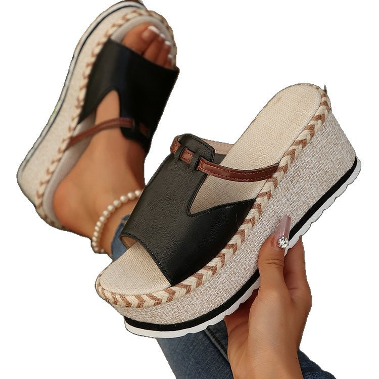 Dame Wedge-sandaler med raffineret design og polstret fodseng Stilla