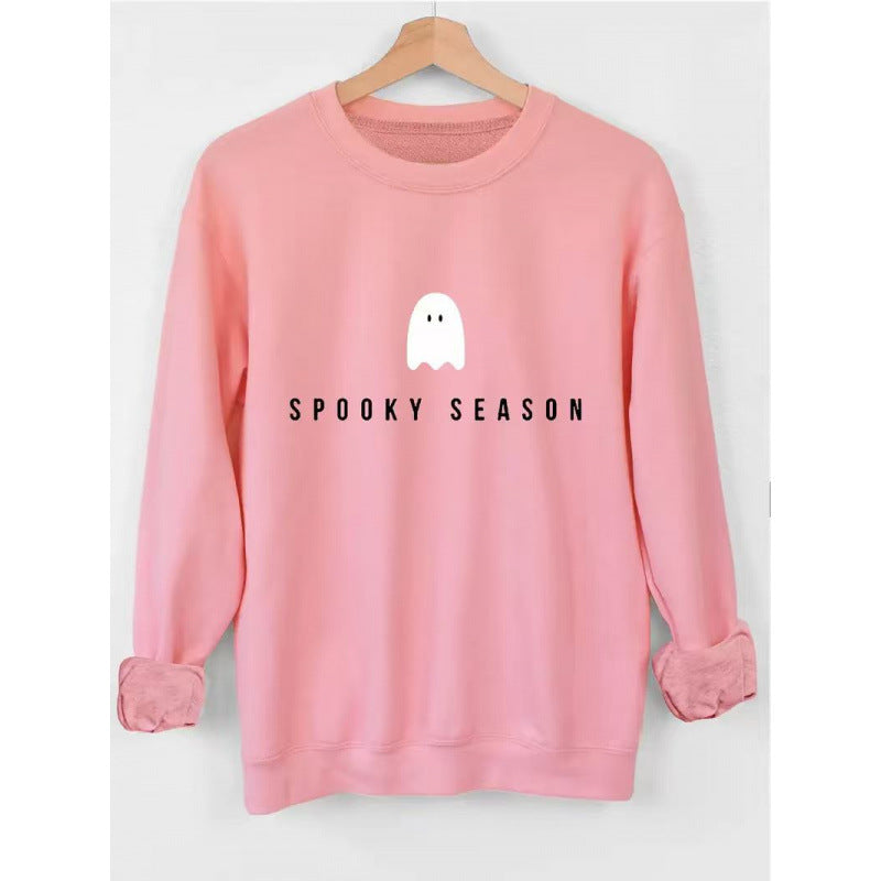 Kvinders sweatshirt med afslappet uhyggeligt design og blødt indvendigt fleece Skovae
